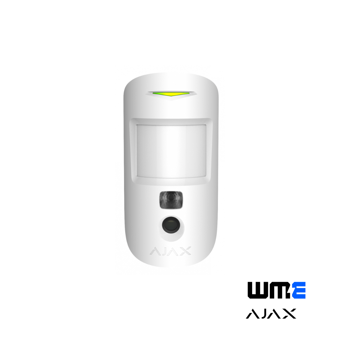 AJAX: MOTIONCAM, Wireless Photo Detector, 1700m Range, 640x480 Camera, 4 Year Battery Life