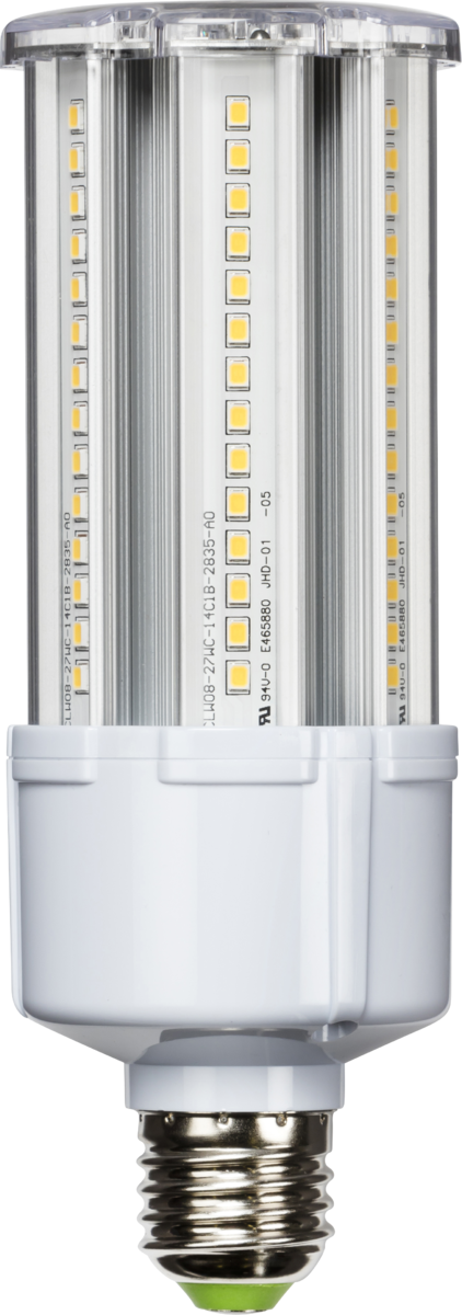 Knightsbridge: CRN27CW, 27W LED E27 Corn Lamp, 230V, 3750lm, 4000K, Non-Dimmable, IP20, White