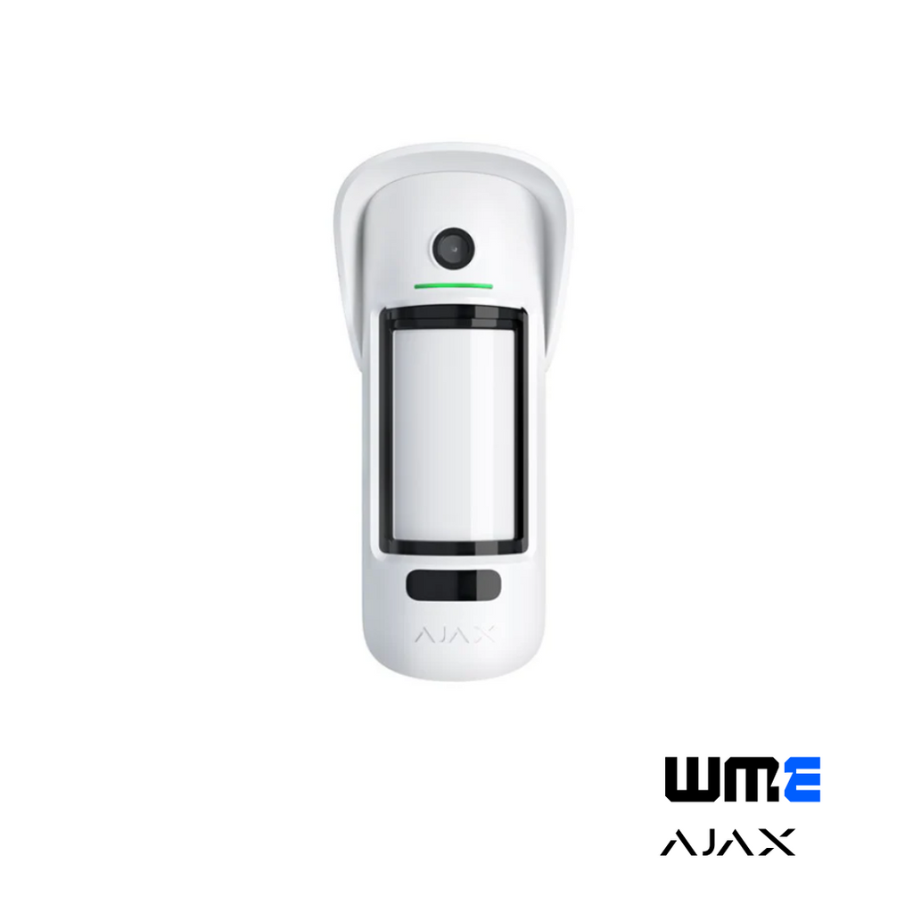 Ajax: MOTIONCAM OUTDOOR(WHITE), Wireless Outdoor Motion Detector with Photo Camera, Verified Alarms