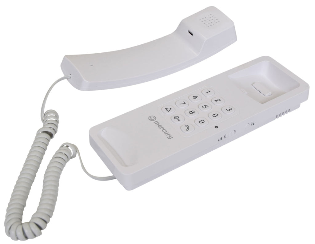 Mercury: 350.003UK, Wireless Digital Door Phone System, 300m Range, 433 MHz, Weatherproof Outdoor Unit, 8 Ringtones