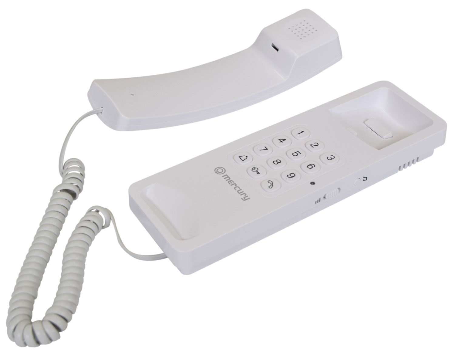 Mercury: 350.003UK, Wireless Digital Door Phone System, 300m Range, 433 MHz, Weatherproof Outdoor Unit, 8 Ringtones