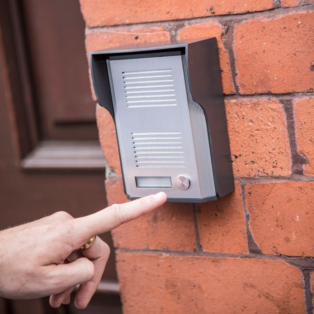 Mercury: 350.010UK, 2 Wire Door Phone System, Intercom, Weatherproof Outdoor Unit, 12V, IP44 Rated, 100m Range