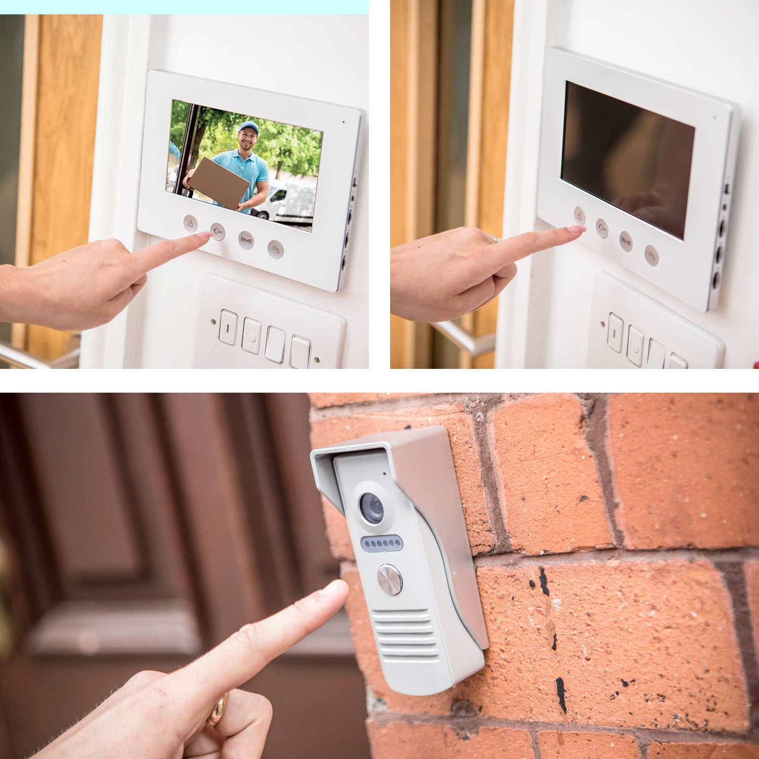 Mercury: 350.020UK, 7" Colour Video Door Phone, 720p HD, Weatherproof, 2-Way Intercom, Night Vision