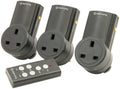 Mercury: 350.113UK, Wireless Remote Control Mains Sockets, Set of 3, 2400W, 10A, 30m Range