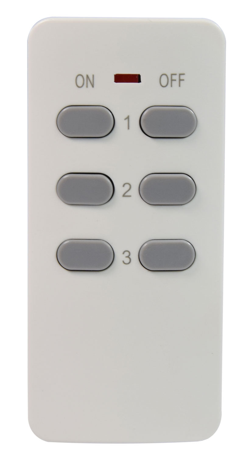 Mercury: 350.114UK, Programmable Wireless Remote Control Sockets, 3 Sockets, 240V, 3120W, 30m Range