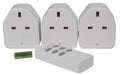 Mercury: 350.114UK, Programmable Wireless Remote Control Sockets, 3 Sockets, 240V, 3120W, 30m Range