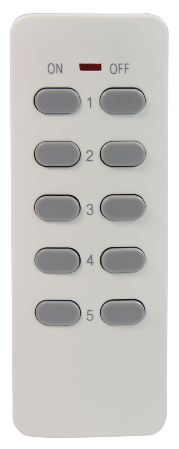 Mercury: 350.116UK, Programmable Wireless Remote Control Sockets, 5 Sockets, 240V, 13A, 30m Range