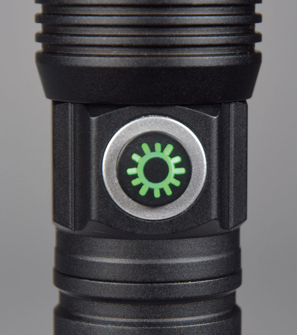 Mercury: 410.307UK, Rechargeable LED Torch, 4 Lighting Modes, USB C, Water Resistant, 2000mAh