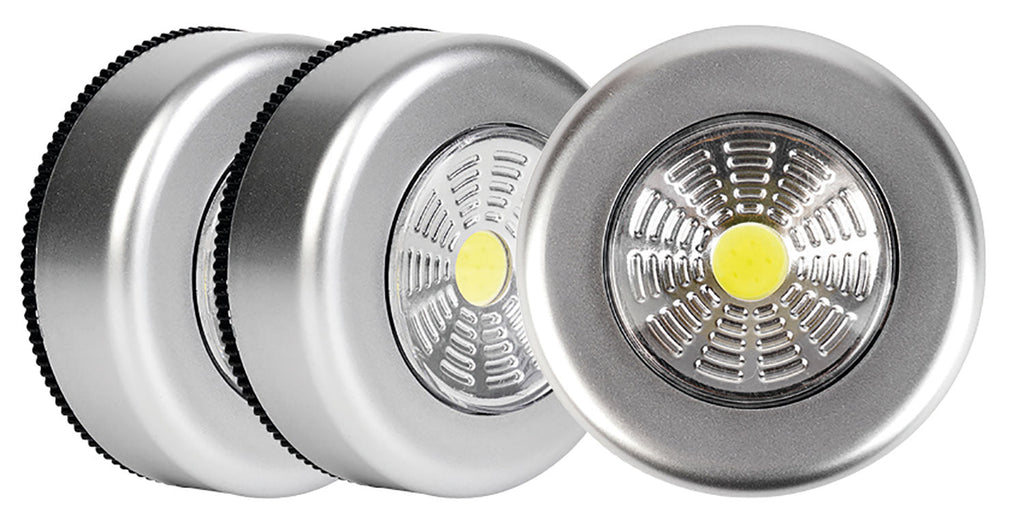 LYYT: 410.311UK, COB LED Push Light, Battery Operated, 100,000 Hours Lifetime, 6000 K