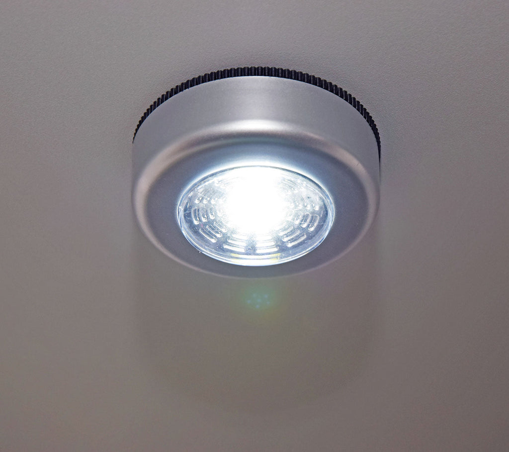 LYYT: 410.311UK, COB LED Push Light, Battery Operated, 100,000 Hours Lifetime, 6000 K