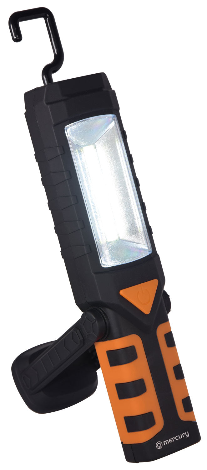 Mercury: 410.318UK, Handheld Rechargeable Worklight, 3W COB LED, USB Powerbank, 1200 mAh