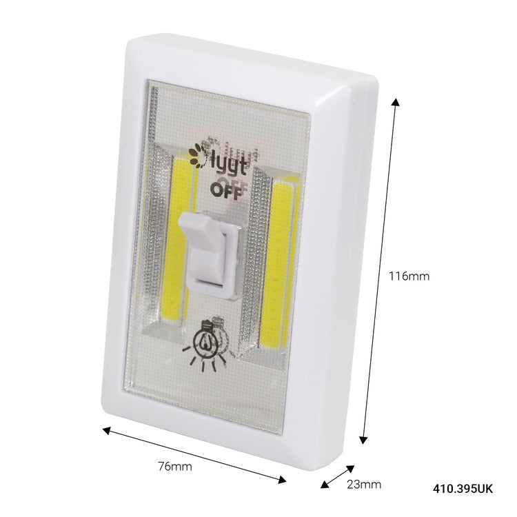 LYYT: 410.395UK, LED Switch Light, Battery Powered, Ultra Bright, 200lm