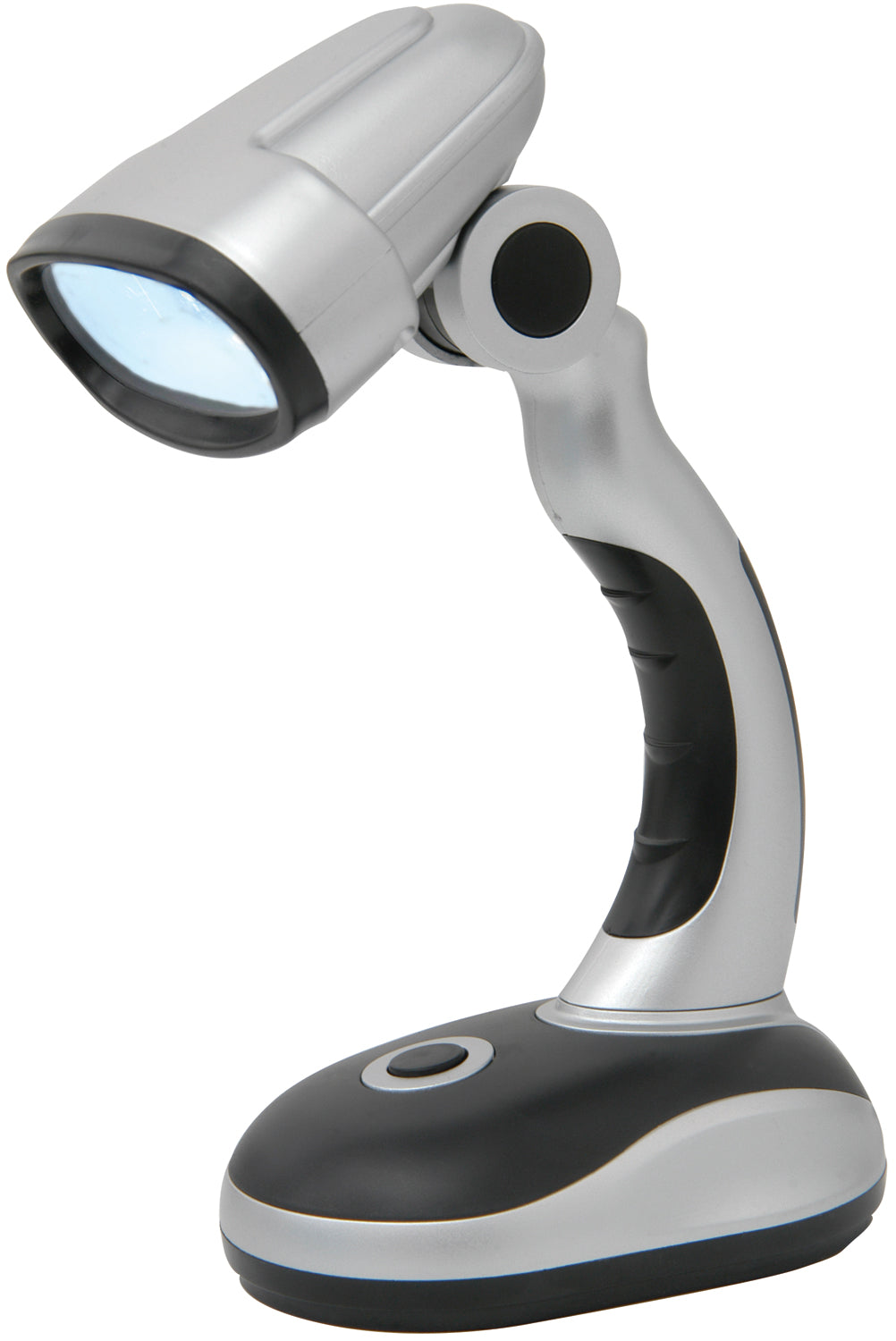 LYYT: 410.405UK, Portable USB and Battery Powered Lamp, 12 LED, Adjustable Head, Ergonomic Grip