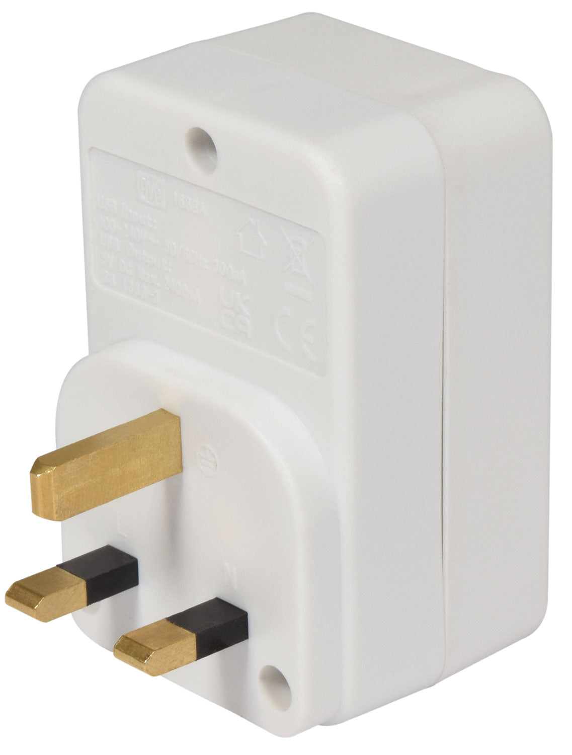 Mercury: 429.691UK, UK Mains Adaptor, Plug Through with USB A & C, Fast Charging, 13A