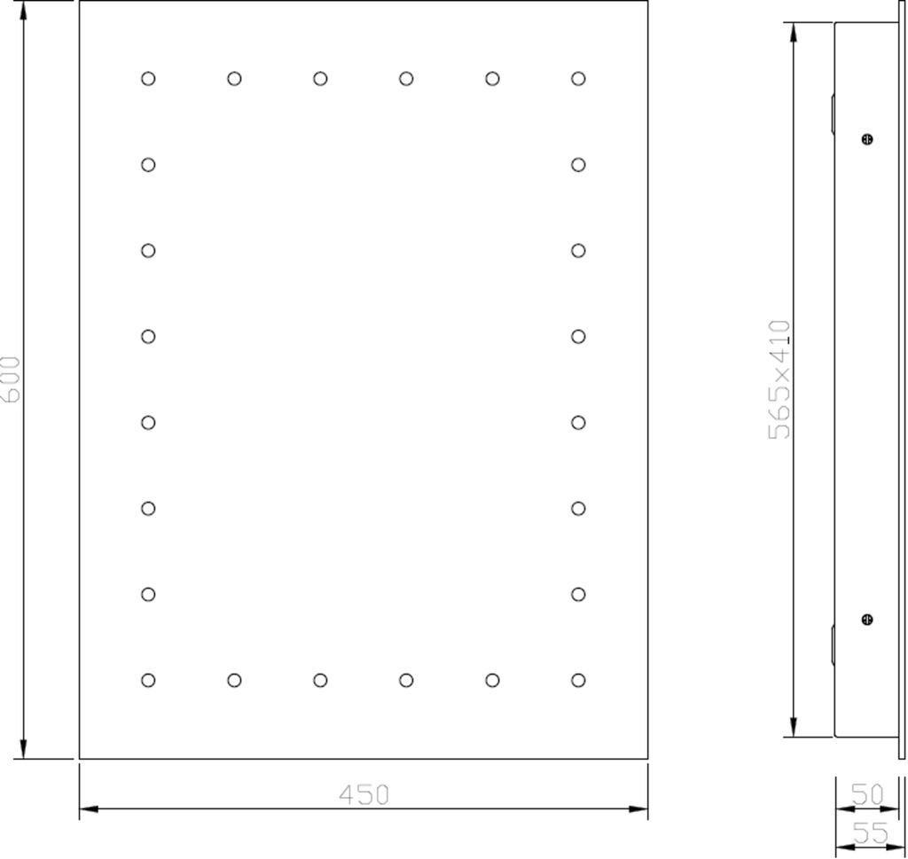 Knightsbridge: MLC6045SD, 230V IP44 LED Bathroom Mirror, 600 x 450mm, Demister Pad, Motion Sensor, Shaver Socket