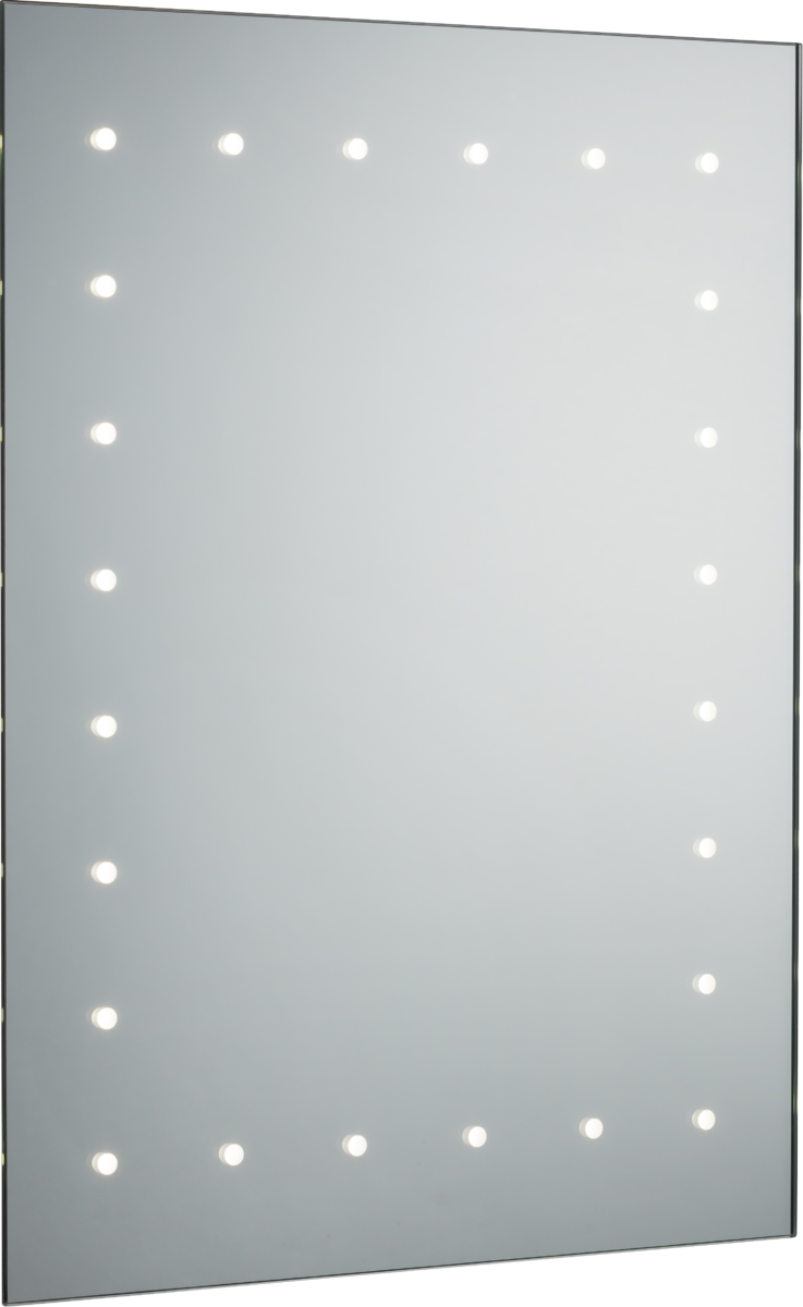 Knightsbridge: MLC6045SD, 230V IP44 LED Bathroom Mirror, 600 x 450mm, Demister Pad, Motion Sensor, Shaver Socket