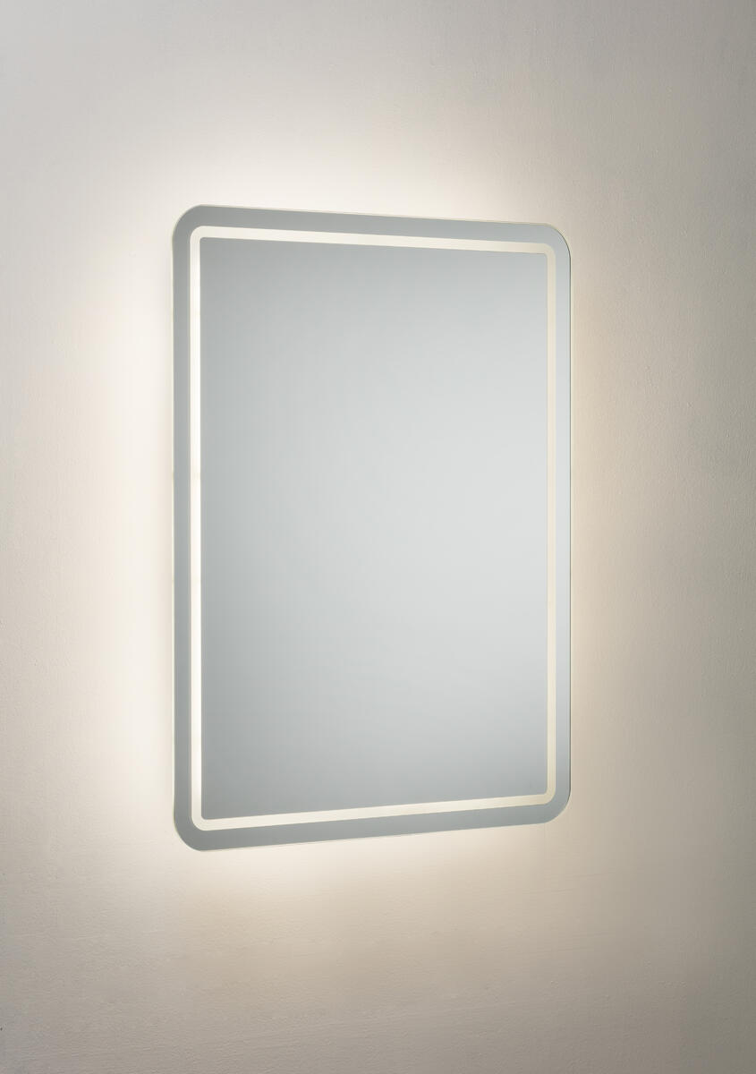 Knightsbridge: MLR6045SD, Back-lit LED Bathroom Mirror, 600 x 450mm, Demister, Motion Sensor, IP44, Cool White