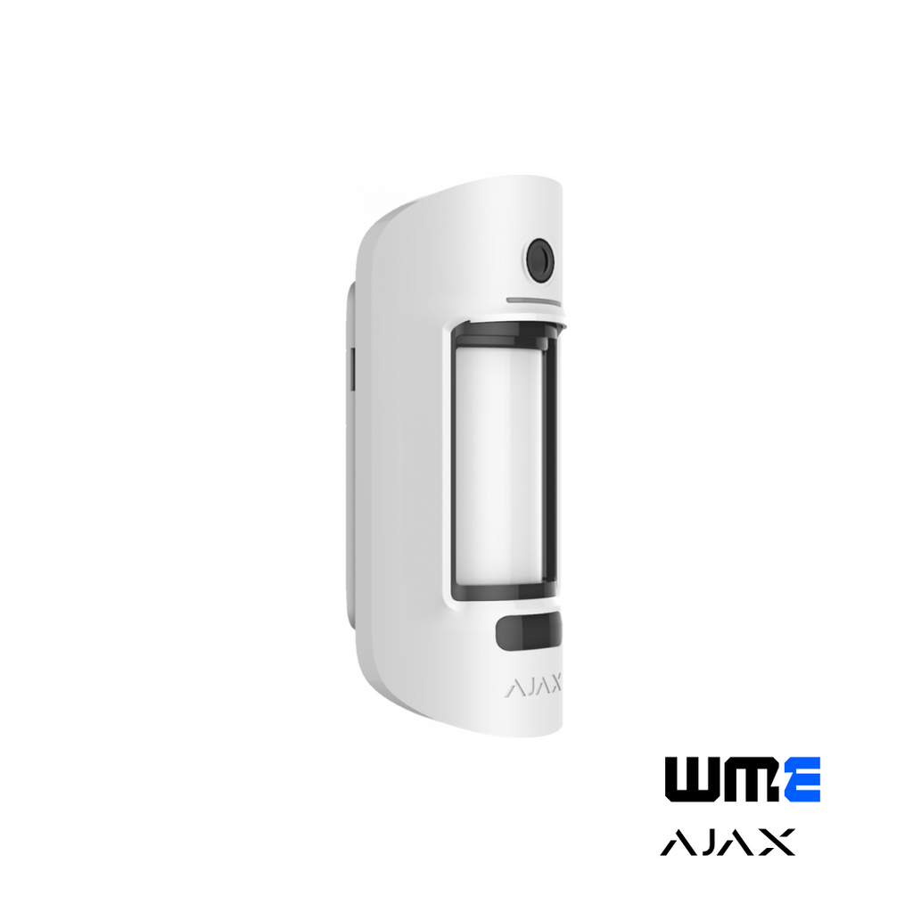 Ajax: MOTIONCAM OUTDOOR(WHITE), Wireless Outdoor Motion Detector with Photo Camera, Verified Alarms