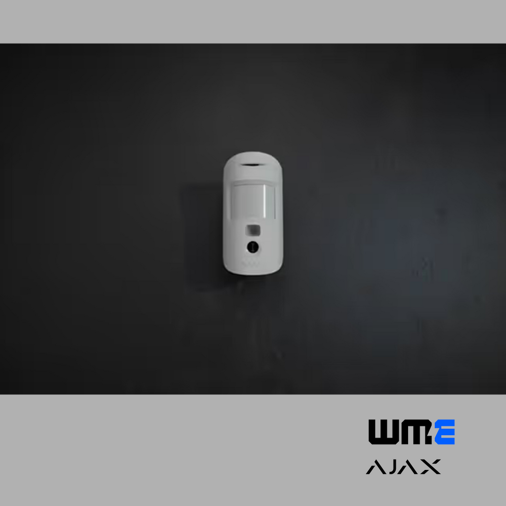 AJAX: MOTIONCAM, Wireless Photo Detector, 1700m Range, 640x480 Camera, 4 Year Battery Life