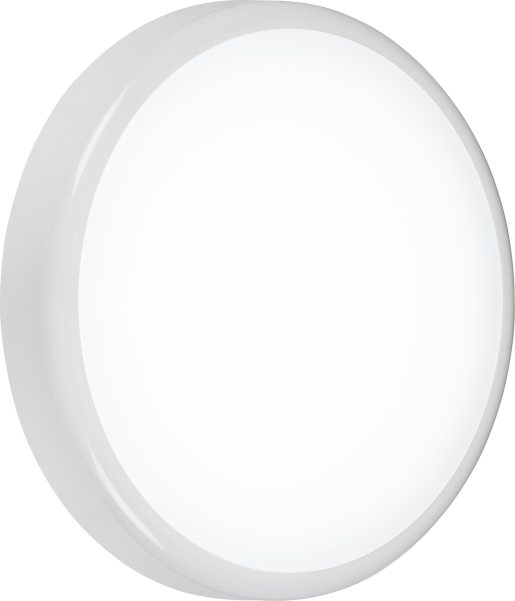 Knightsbridge: BT20ACTEM, 230V IP65 20W CCT Adjustable LED Bulkhead, Emergency Function, Polycarbonate White