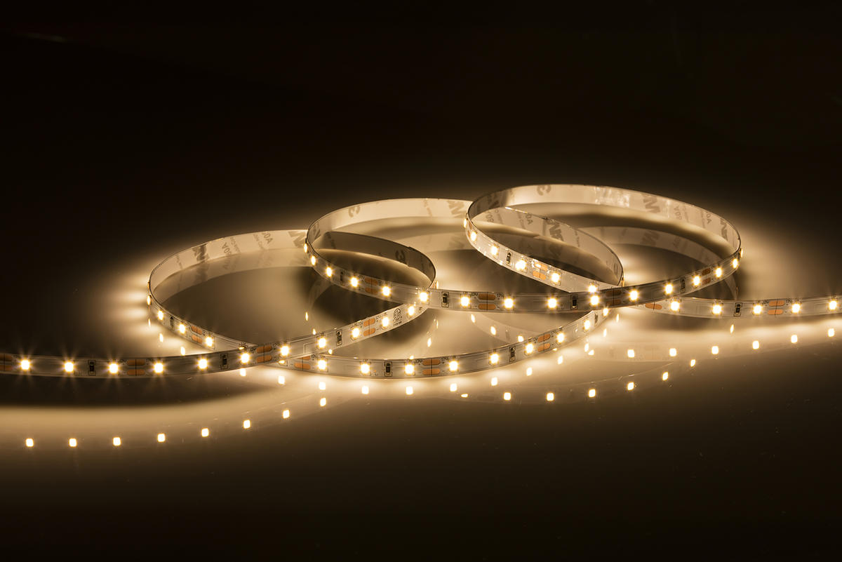 Knightsbridge: LFX512WW, 12V IP20 Flexible LED Strip Light, Warm White 3000K, 5 Metres, 510lm/m, 4.8W/m