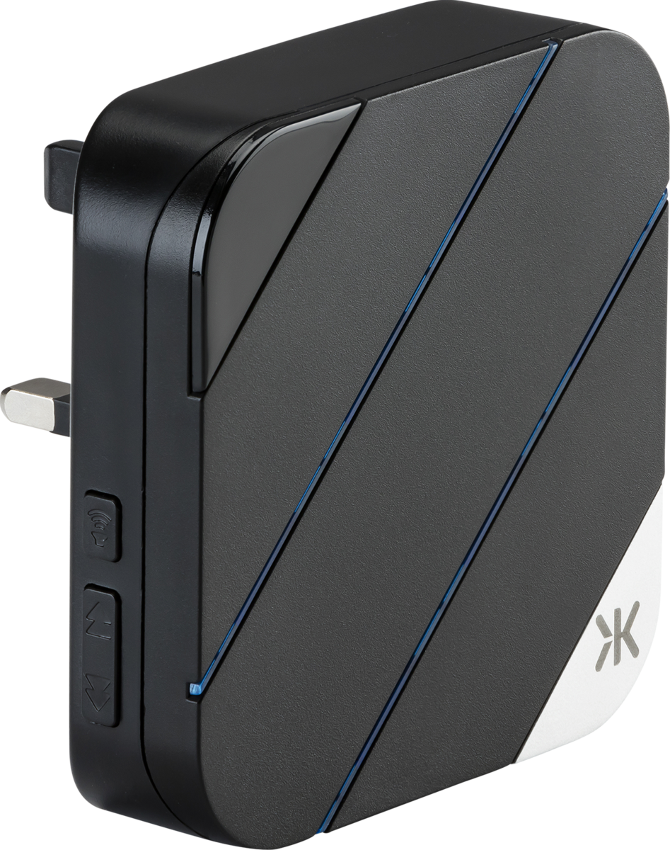 Knightsbridge: DCRB, Wireless Plug In Receiver, 230V, Black, Compatible with Multiple Models, IP20