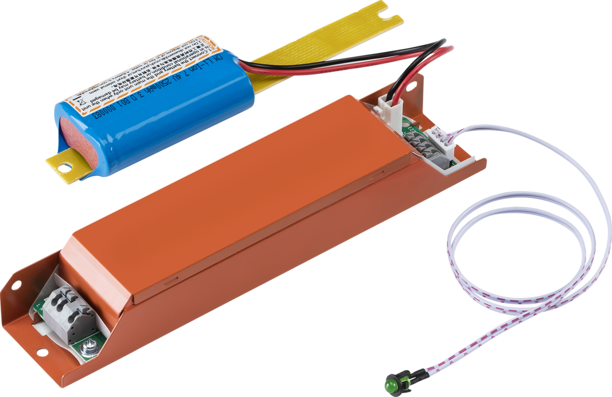 Knightsbridge: LWBEMKIT, Low Bay Emergency Kit, 3 Hour Runtime, 90W/165W Compatibility, Pressed Steel, 230V, IP20