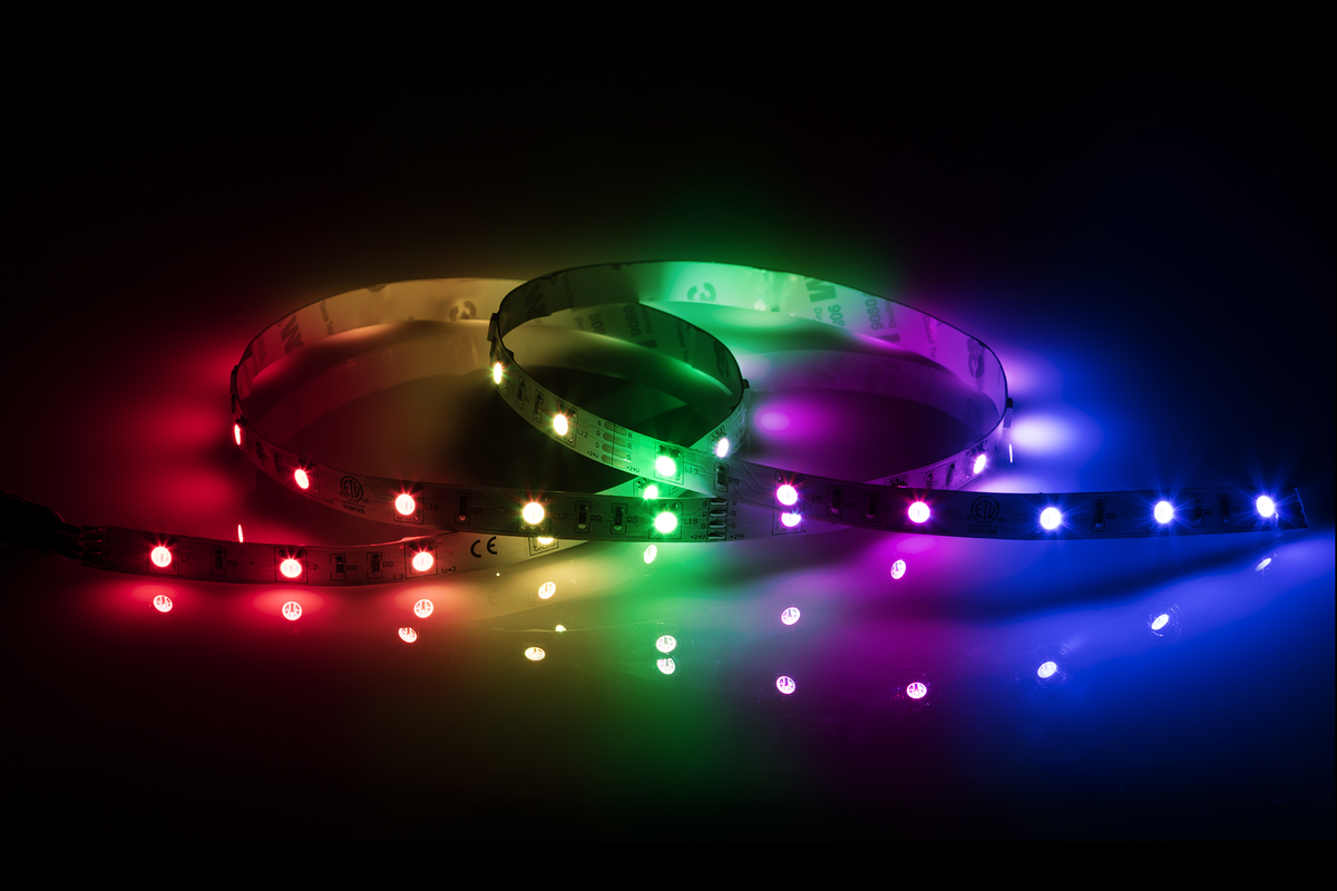 Knightsbridge: LFC24RGB, 24V RGB LED Flex Strip, 30 Metres, Dimmable, 9W, Flexible Lighting