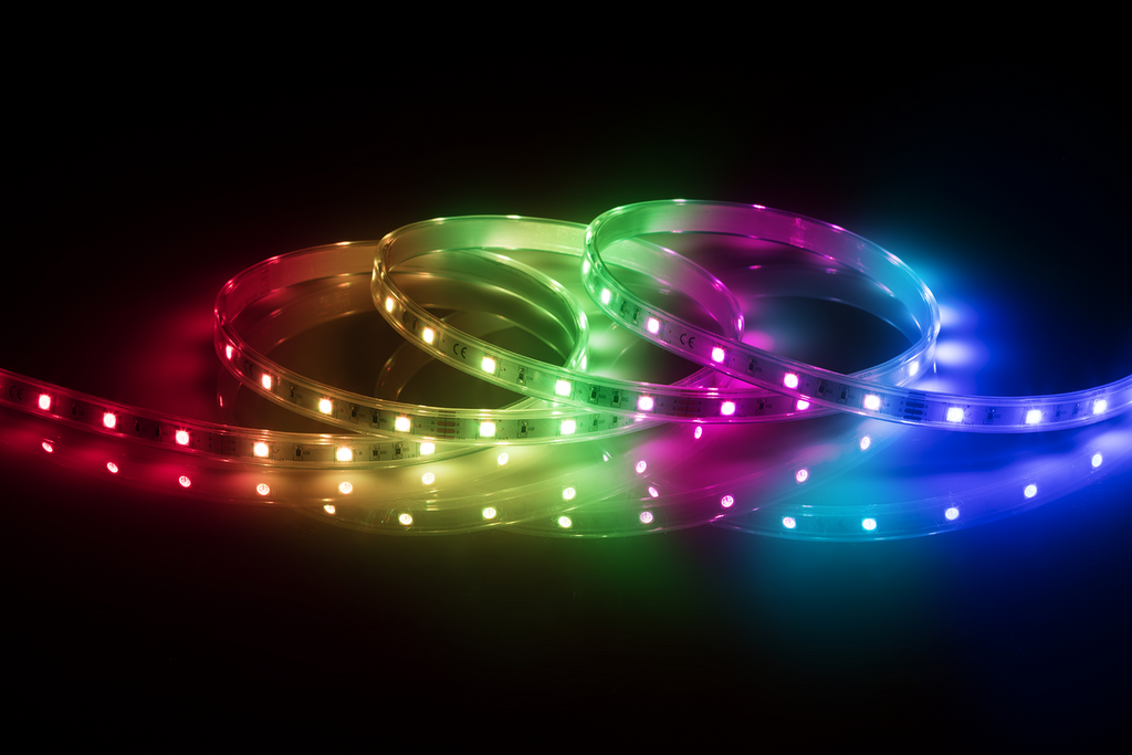 Knightsbridge: LFC24IPRGB, 24V IP67 Dimmable LED Flex RGB Strip Light, 30 Metres, Waterproof, Energy Efficient