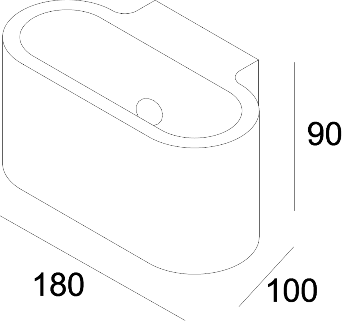 Knightsbridge: PWL4, Curved Up and Down Plaster Wall Light, G9, 40W, 230V, IP20, White Finish
