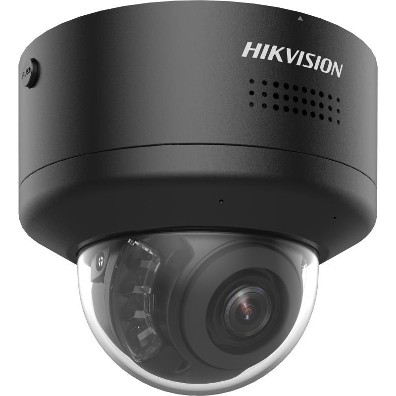 HikVision: DS-2CD2746G2H-IPTRZS2U/SL(2.8-12mm)/BLACK, 4 MP AcuSense PTRZ Varifocal Dome Camera, 2.8-12mm Varifocal Lens, Black