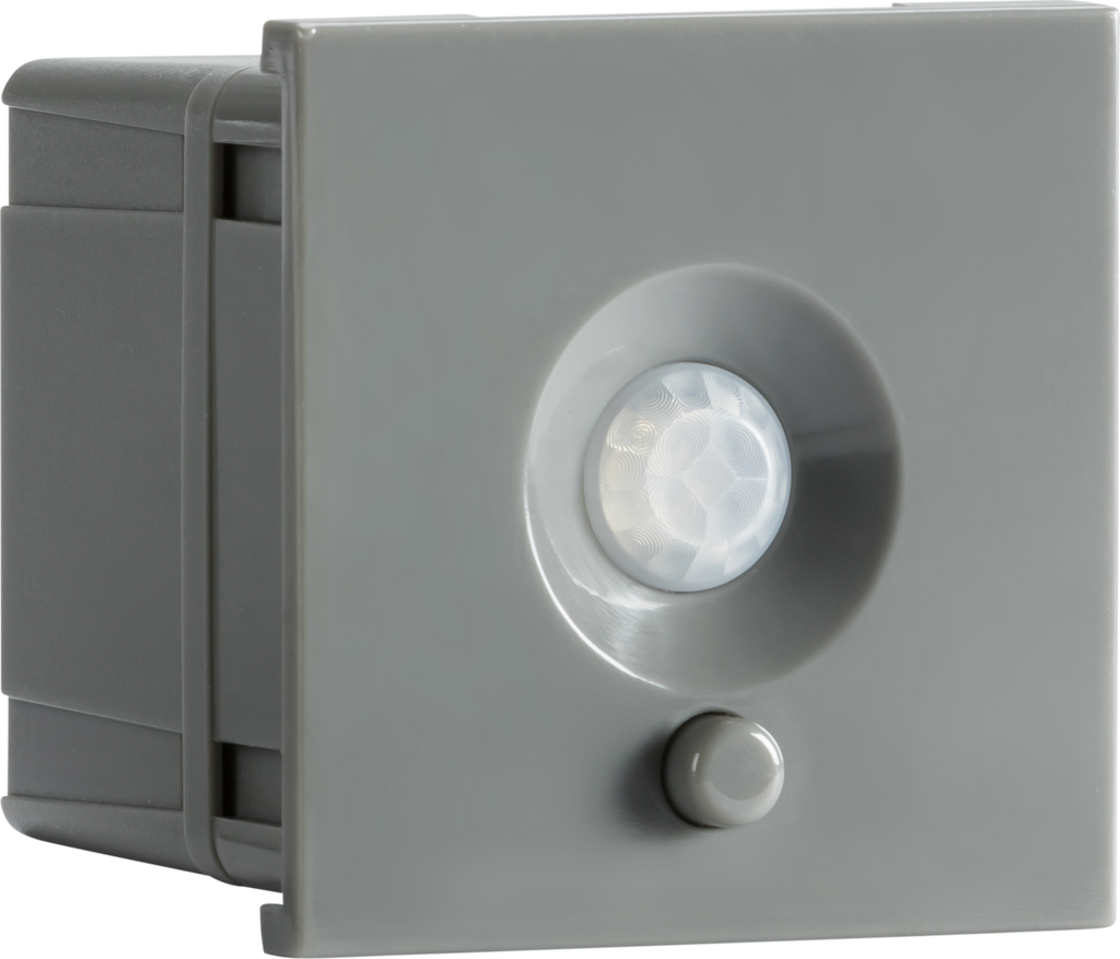 Knightsbridge: NETPIRSGY, 120° PIR Sensor Module, 100W LED, Override Function, 50 x 50 mm, Grey