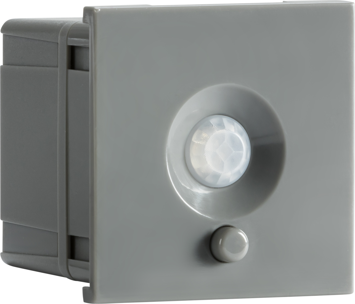 Knightsbridge: NETPIRSGY, 120° PIR Sensor Module, 100W LED, Override Function, 50 x 50 mm, Grey