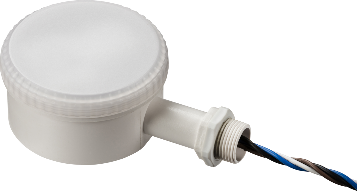 Knightsbridge: OS021, IP65 Microwave Sensor, White, 400W Max Load, Adjustable Lux & Sensitivity, Indoor/Outdoor Use