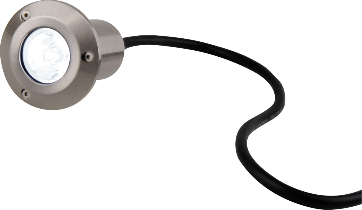 Knightsbridge: HPLED1W, High Powered 1W IP65 LED Ground Light, Stainless Steel, 85lm, 500kg Load