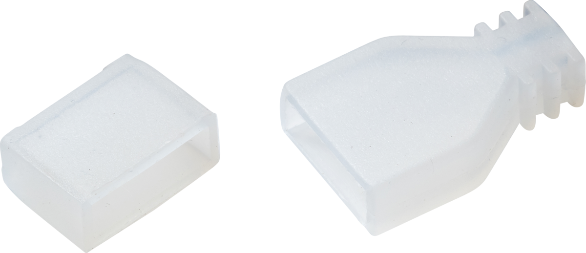 Knightsbridge: LFCFIX12, IP67 Front & End Cap, 12mm for CCT/RGB LED Flex, Waterproof Closure