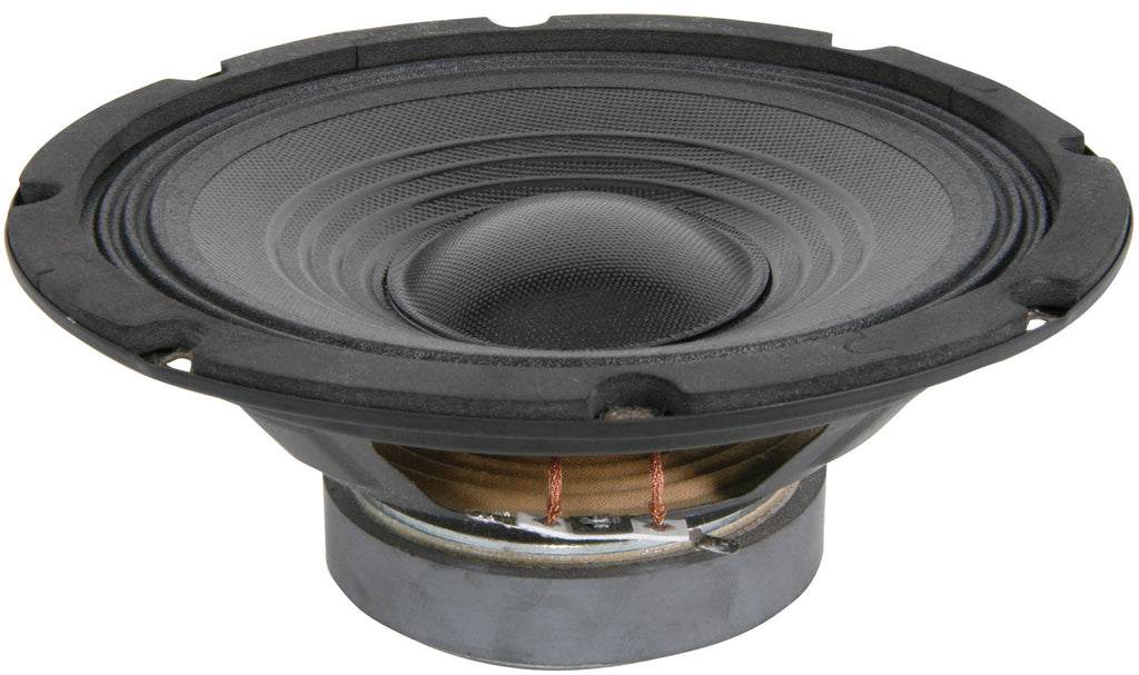 QTX: 902.548UK, QT Series Replacement Driver, 8" Woofer, 75W RMS, 8 Ohm, 25mm Voice Coil, 91dB SPL