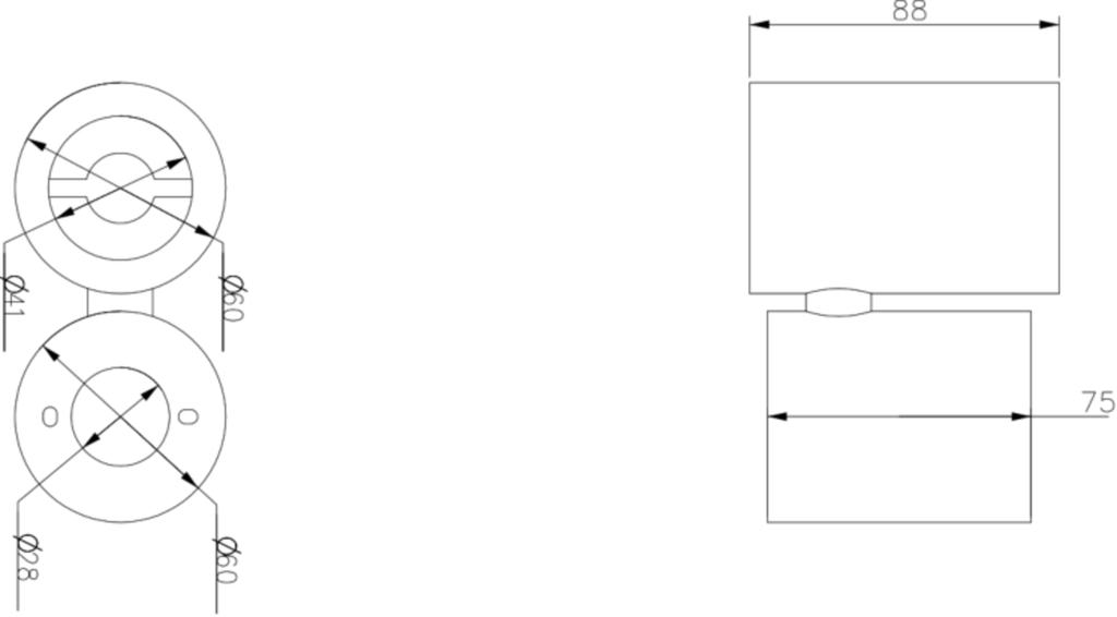 Knightsbridge: DEA1TRW, Dee Adjustable Round Spotlight, Matt White Finish, GU10, 10W, IP20, 230V