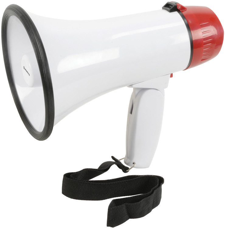 Adastra: 952.002UK, L01R Megaphone, 10W Output, Compact Design, 200m Range, Loop Player