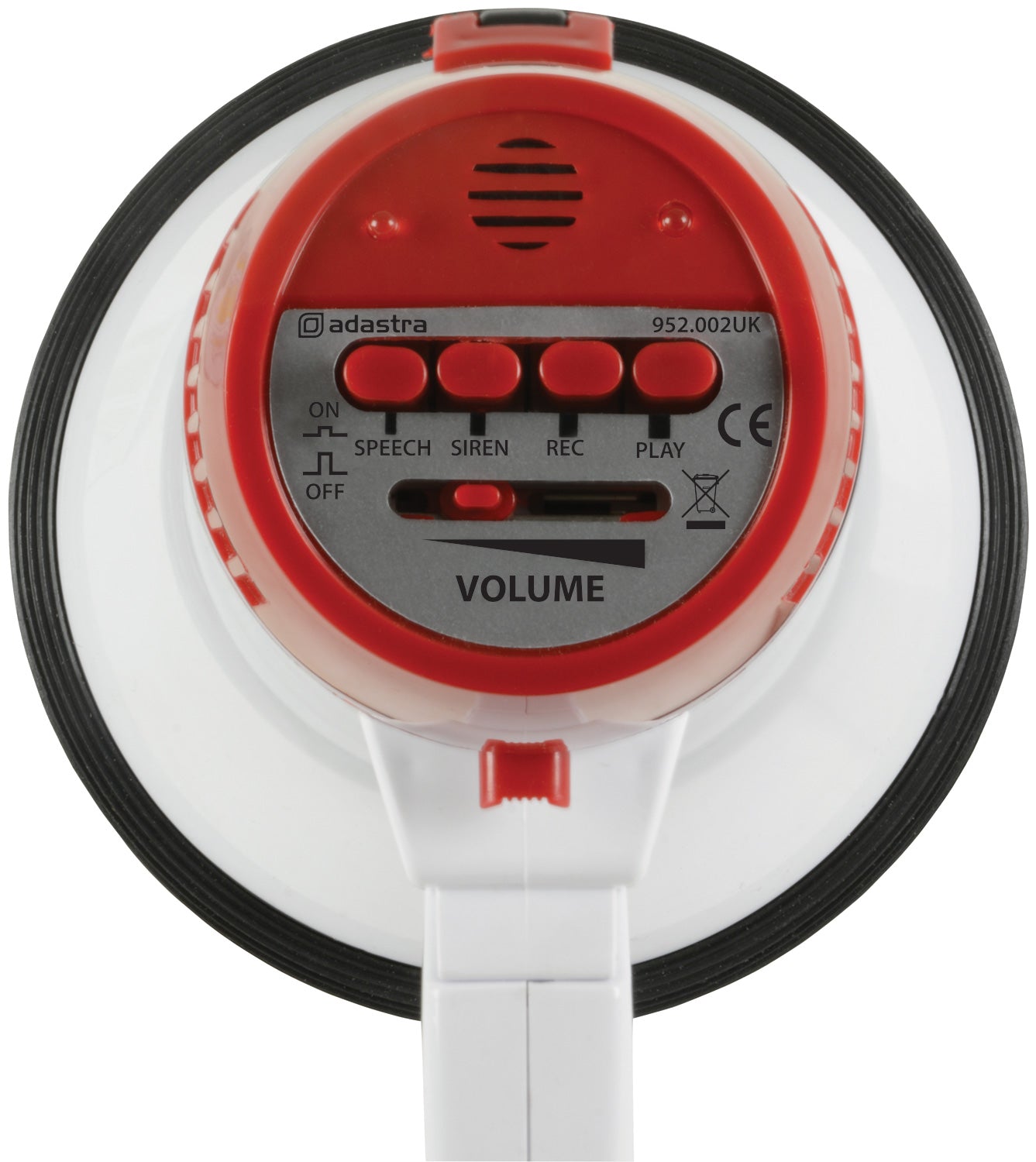 Adastra: 952.002UK, L01R Megaphone, 10W Output, Compact Design, 200m Range, Loop Player