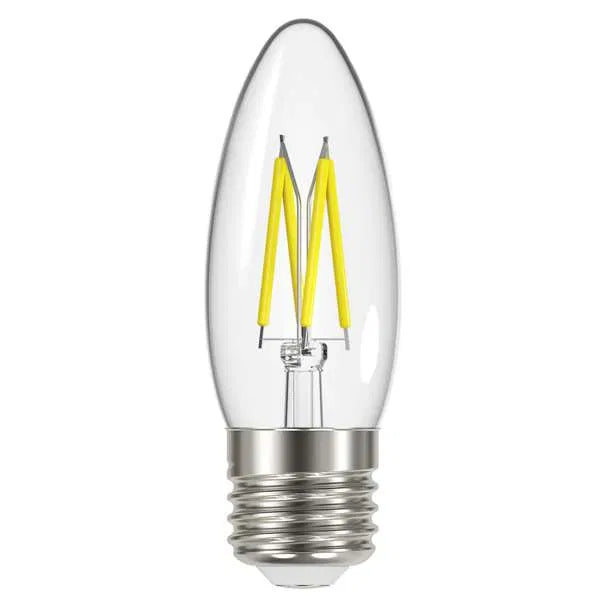 Energizer 4W LED Filament Candle E27 (ES) 470lm 2700K Warm White, Non-Dimmable – S12870, ENER560
