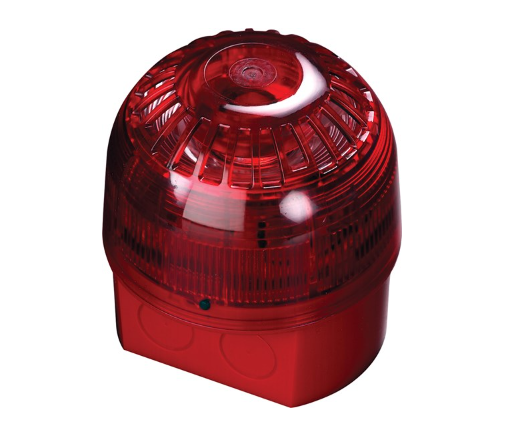 Apollo: 55000-017APO, AlarmSense Open-Area Sounder with Visual Indicator, IP65 Rated, Synchronised Flashing Red LED