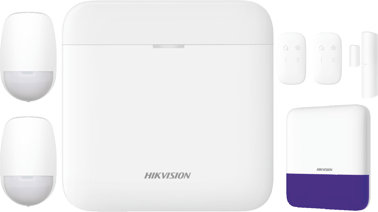 HikVision: DS-PWA64-KIT1-WE, Wireless Intruder Alarm Bundle with Key Fobs & Outdoor Sounder