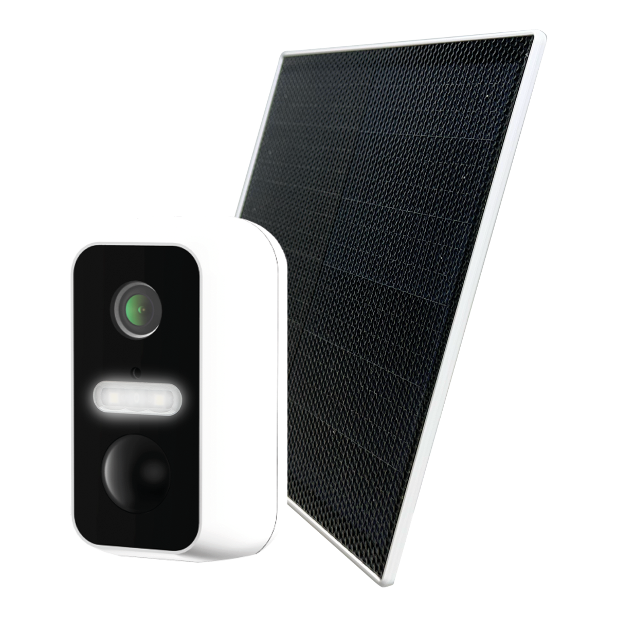 Pyronix: BATTERYCAM/KIT-SDSOL2, BatteryCam2 Complete Kit, 3MP Solar-Powered Camera, USB C Solar Panel, 32GB SD Card, Wireless Surveillance