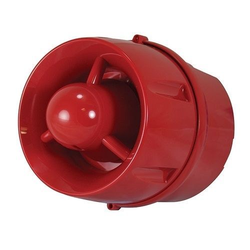 C-TEC: CA430A/DR/65, High Output Addressable Wall Sounder, IP55, 100 dB(A), Red