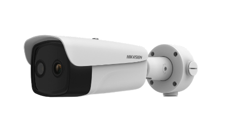 HikVision: DS-2TD2637-10/QY, 9.7mm Fixed Lens Thermal Network Bullet Camera, 384x288 Resolution, External Use