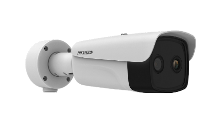 HikVision: DS-2TD2637-10/QY, 9.7mm Fixed Lens Thermal Network Bullet Camera, 384x288 Resolution, External Use