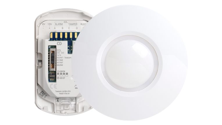 Texecom: AKG-0001, Ceiling Motion Detector, 8m Coverage, Dual Technology, Grade 2