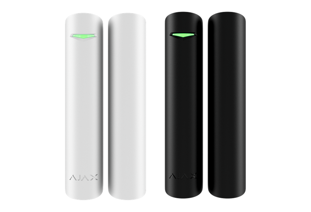 AJAX: DOORPROTECT+, Wireless Opening Detector, Grade 2 Security Certified, Shock and Tilt Sensors, Up to 5 Years Battery Life