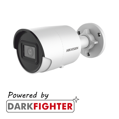 HikVision: DS-2CD2066G2-IU(2.8MM)(C), 6MP AcuSense Darkfighter Mini Bullet Camera, 2.8mm Fixed Lens, IP67, Built-in Mic